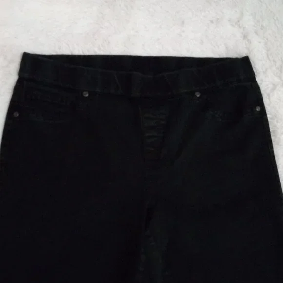 Faded Glory Women's 3 Pocket, Stretch Denim Jeans (Size 14) Color: Black Denim - Picture 3 of 8